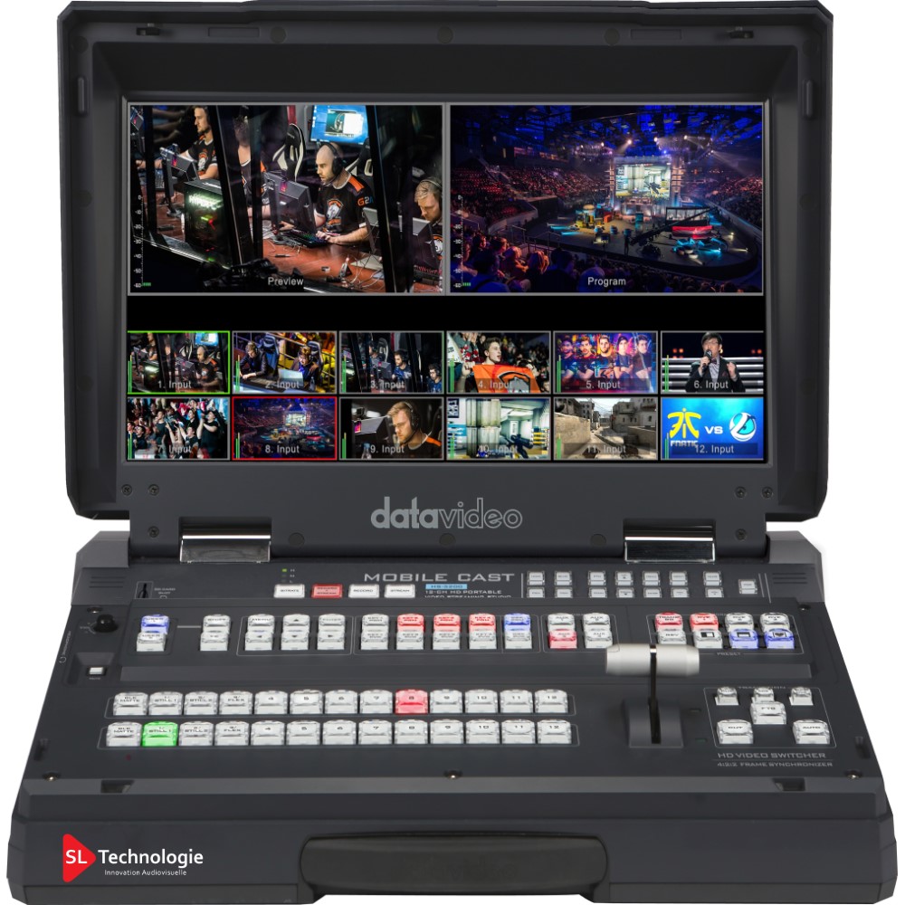 HS-3200 Datavideo 12 canaux HD Streaming et enregistrement