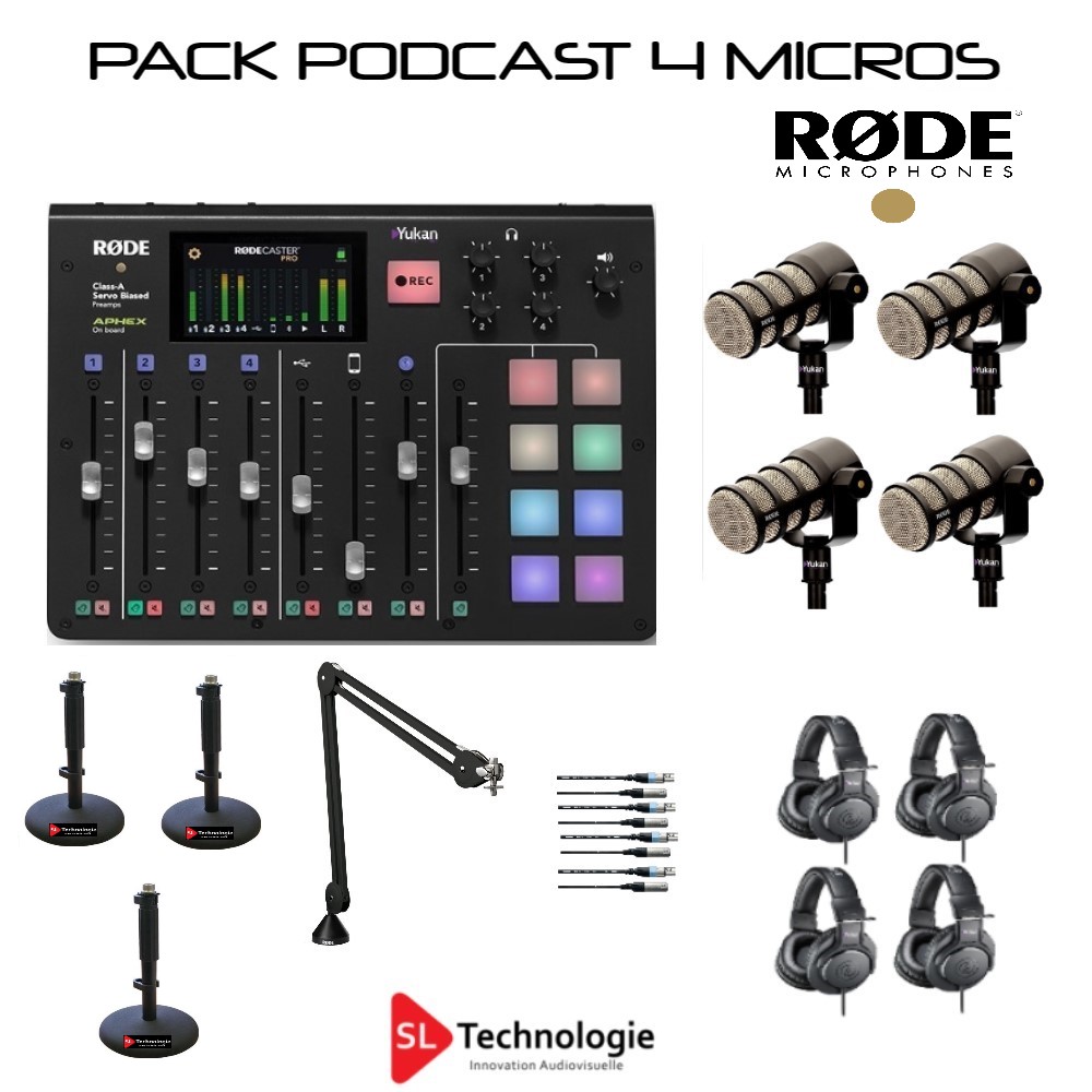 Kit d'enregistrement home studio podcast mélangeur de musique équipement  ensembl