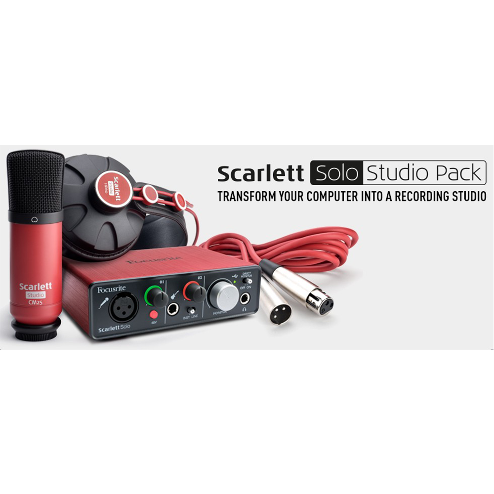 Scarlett2 Solo Studio Bundle