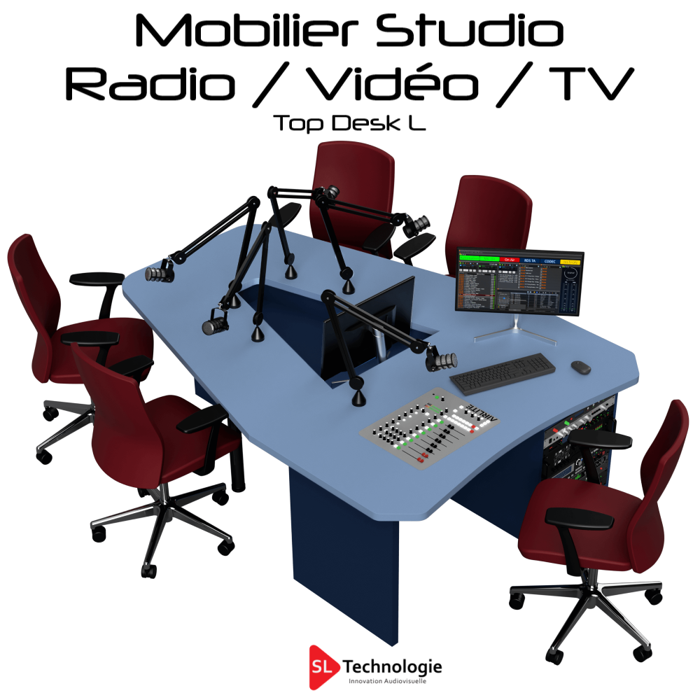 Top Desk L Mobilier Radio – Vidéo