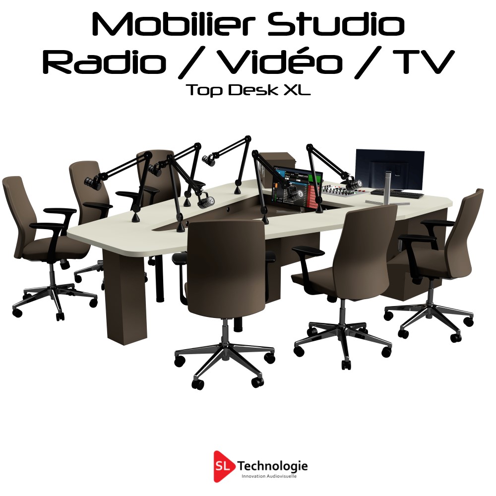 Top Desk XL Mobilier Radio – Vidéo