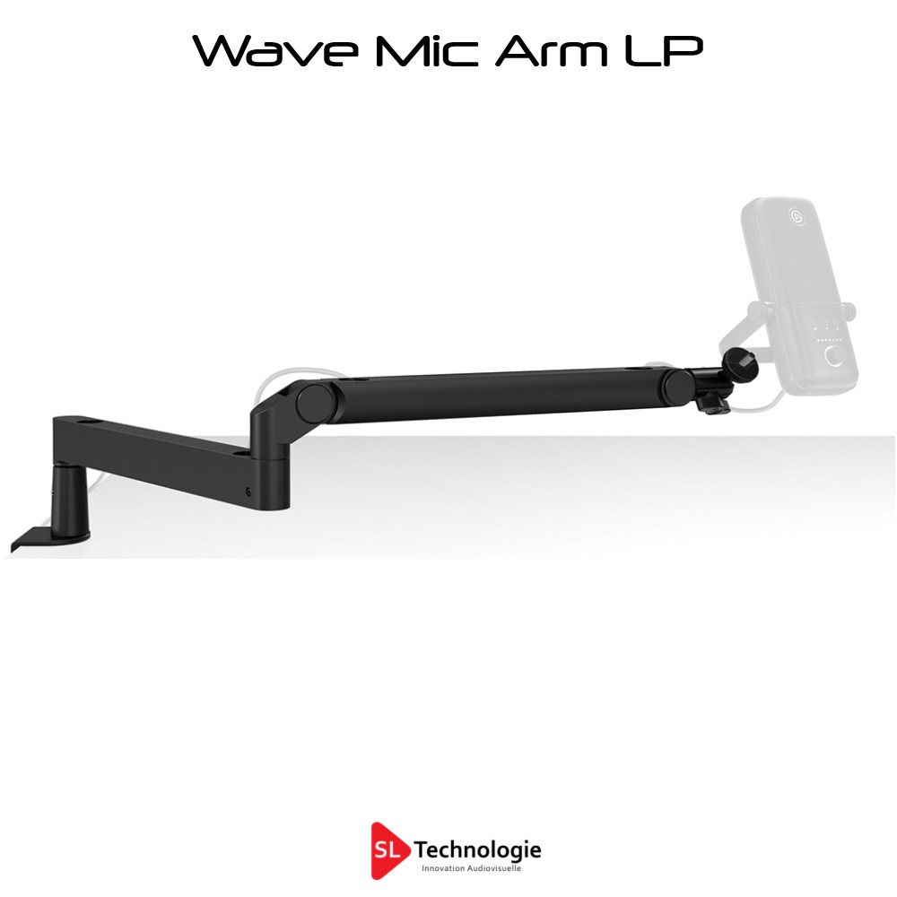 Wave Mic Arm LP Support Micro faible encombrement - SL Technologie