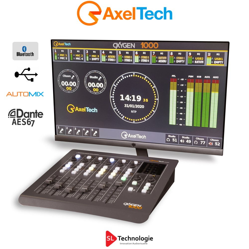 console de mixage audio. table de mixage son. panneau de commande