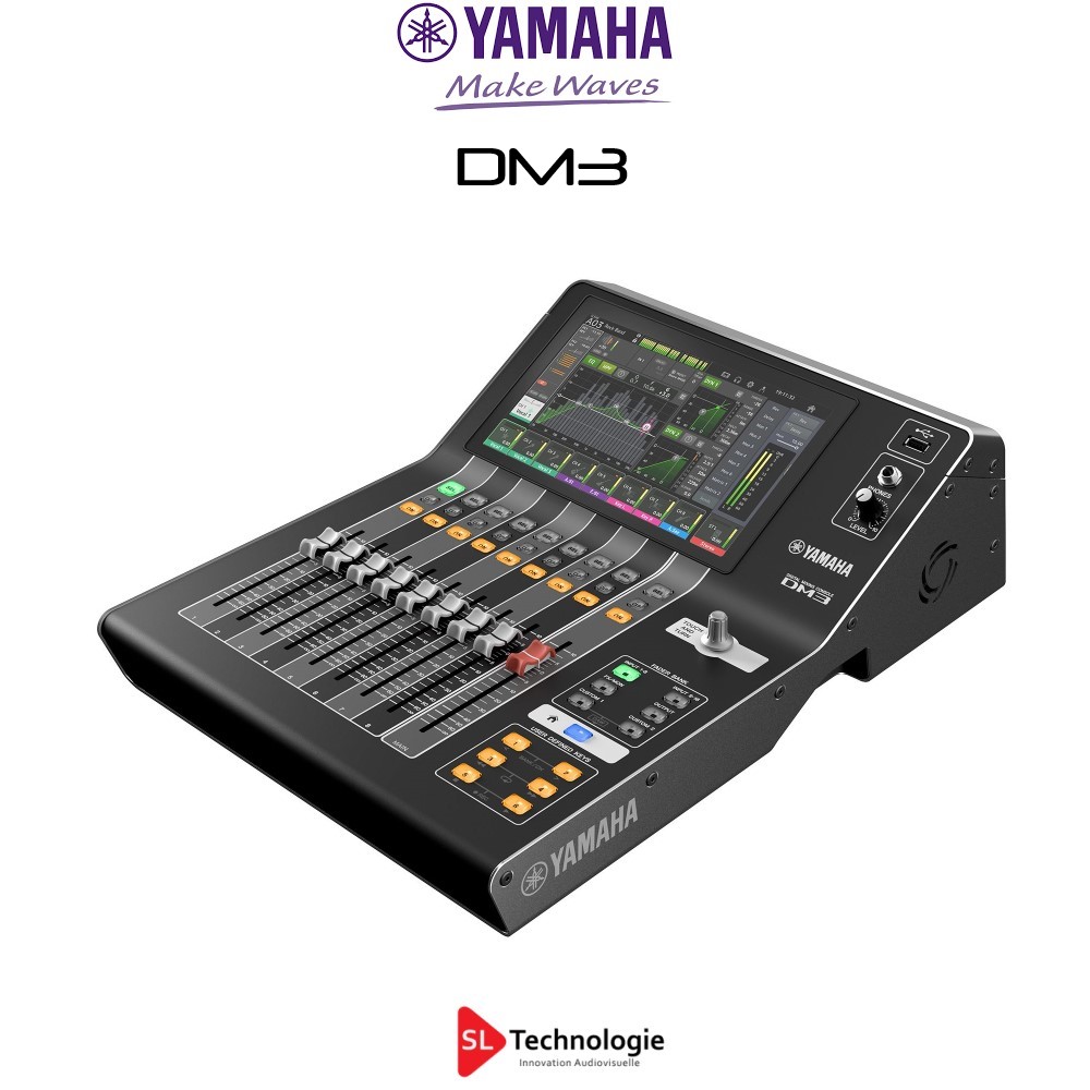 DM3 Console Numérique Yamaha Prod/Live/Podcast/TV/Vidéo - SL Technologie