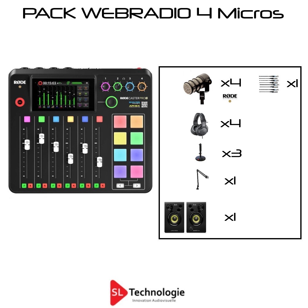 Pack SON Amix + Ampli + Micro HF Casque