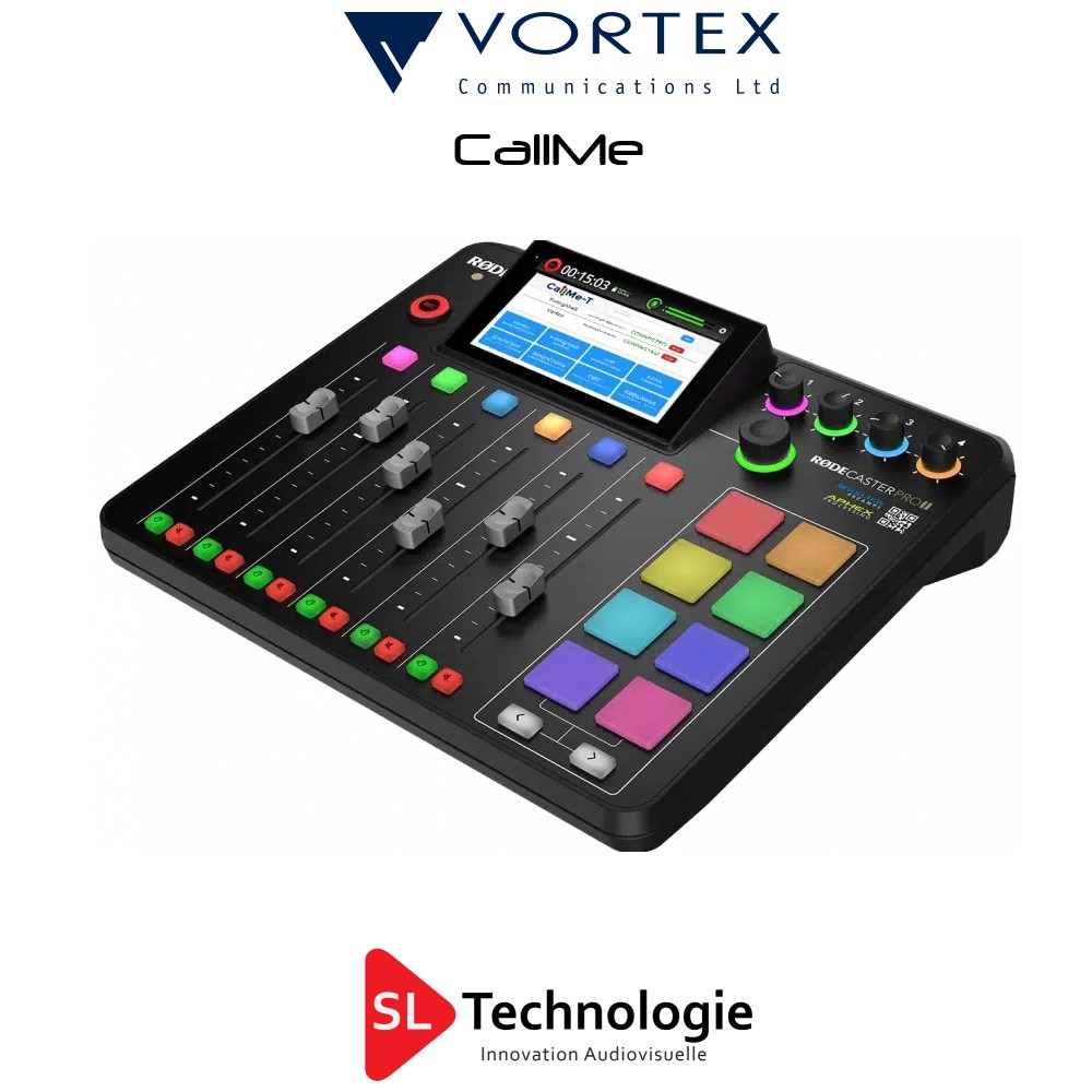 CallMe Vortex Codec Audio IP RodeCaster Pro & Duo